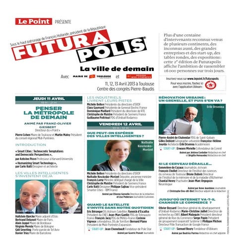 Futurapolis 2013, le programme