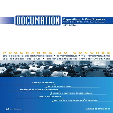 Programme congres 2005 | PDF