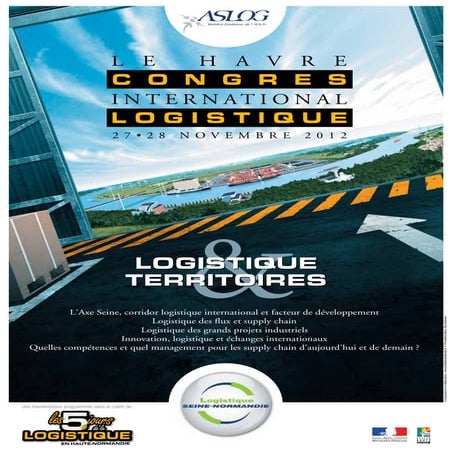 Programme congres aslog 2 | PDF | Logistics | Business
