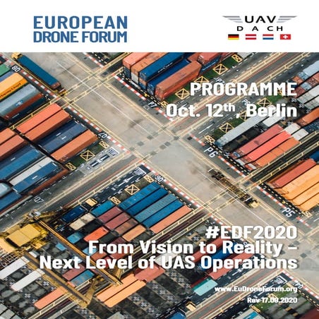 EUROPEAN DRONE FORUM - Programme EDF2020