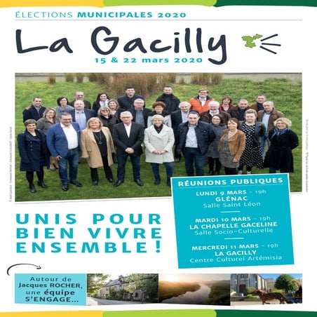 La Gacilly. Le programme de la liste conduite par Jacques Rocher