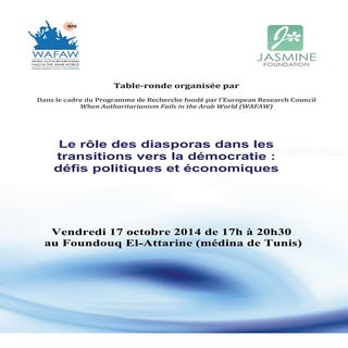 Programme Jasmine Foundation Table ...