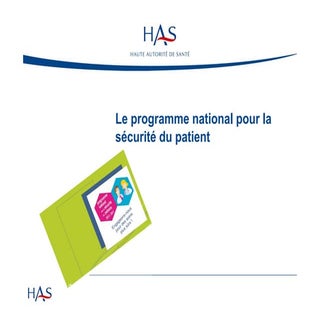 Le programme national pour la sécur...