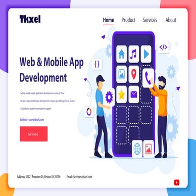 Web and Mobile App Development Services -Tkxel
