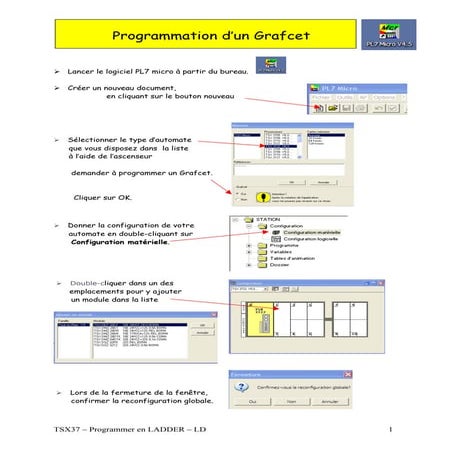Programmer Un Grafcet | PDF