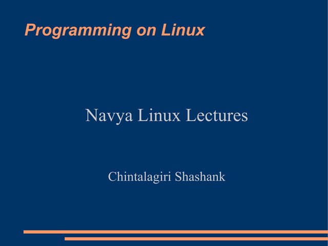 Programming