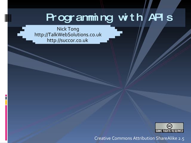 Programming coldfusion with APIs