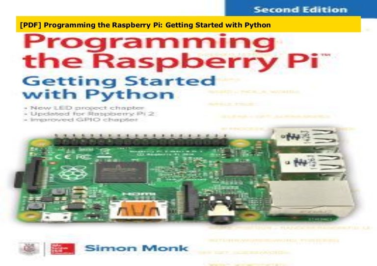 [PDF] Programming the Raspberry Pi: Getting Started with Python