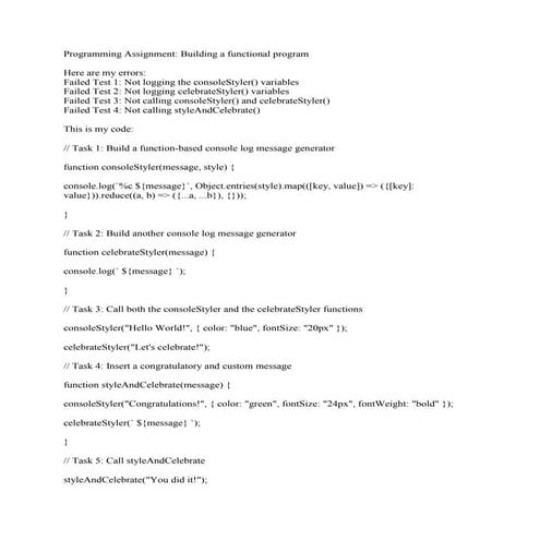 Programming Assignment- Building a functional program Here are my err.docx