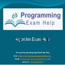 Algorithm Exam Help | PPT