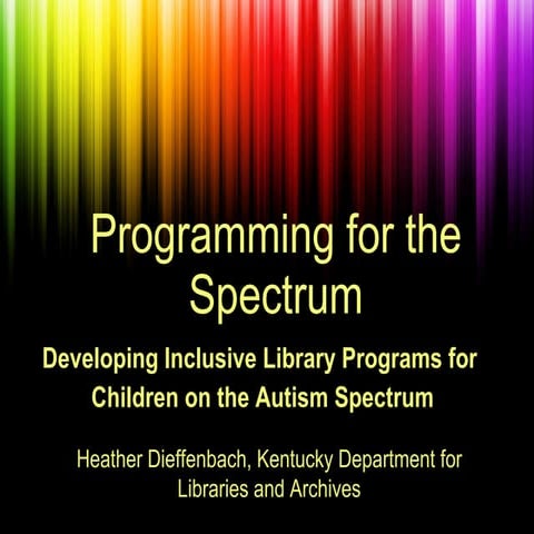 Programming for the spectrum | PPT
