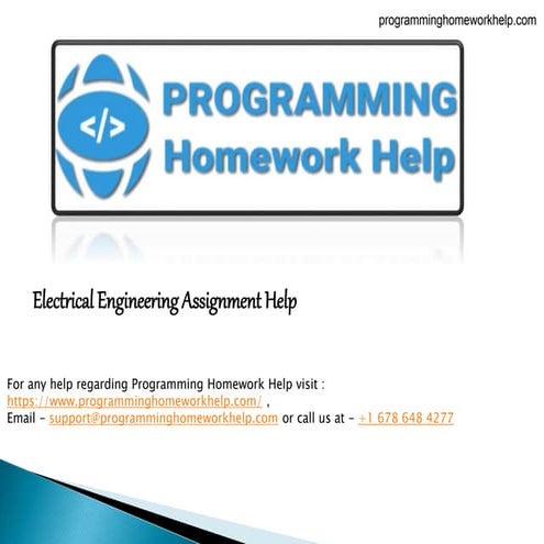 Programming Assignment Help | PPT