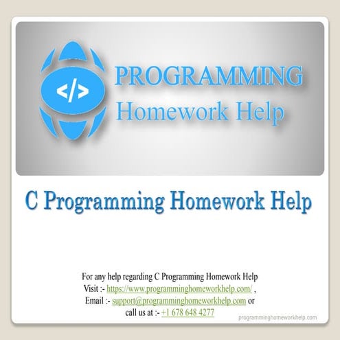 c programming homework help