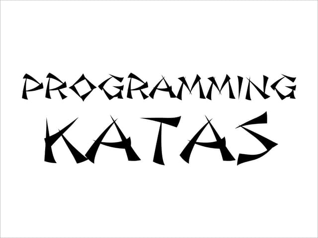 ProgrammingKatas