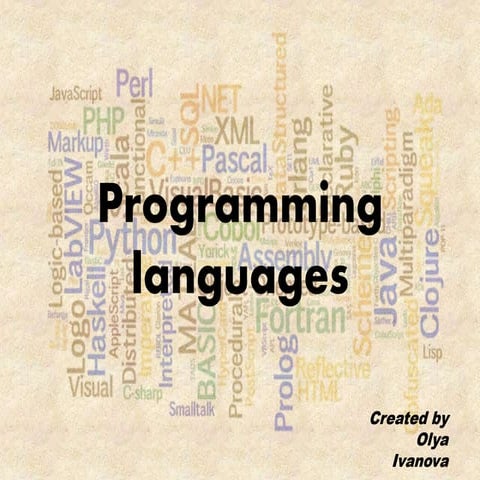 Programming languages | PPT