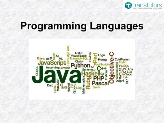 Programming Languages | Computer Science