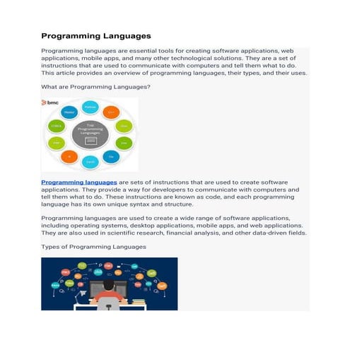 Programming Languages.docx
