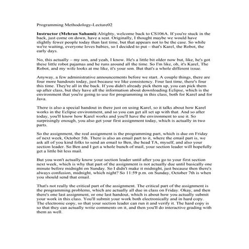 Programming methodology lecture02