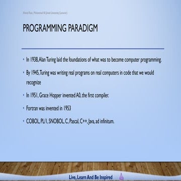 Programming paradigm | PPT