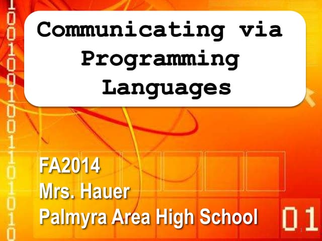 Introduction to Scratch Programming | PPT