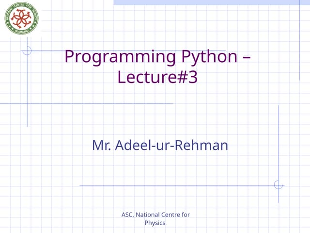 Programming with _Python__Lecture__3.ppt