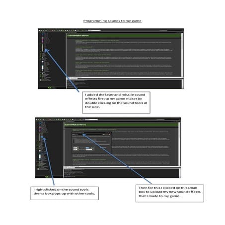 Programming sounds to my game   task 11