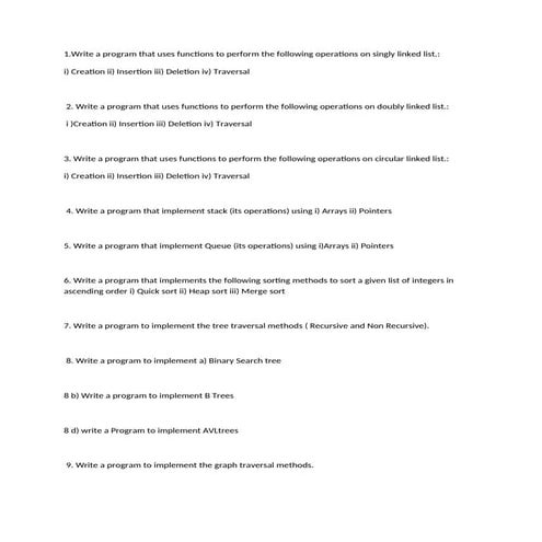 Programs for lab exam purpose external s | DOCX