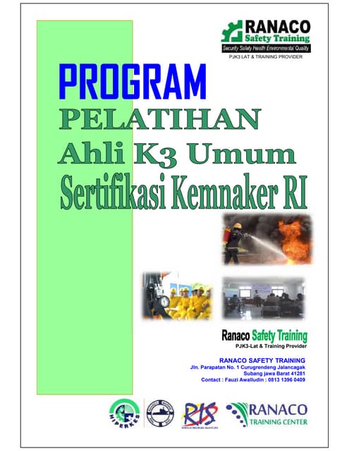 PPT Kel 2 K3 keselamatan kerja di tempat kerja | PPT