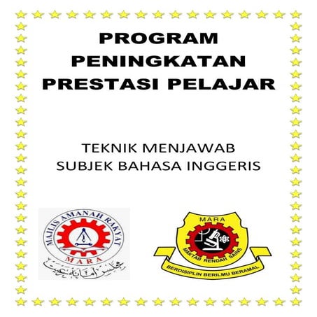 Program peningkatan prestasi pelajar