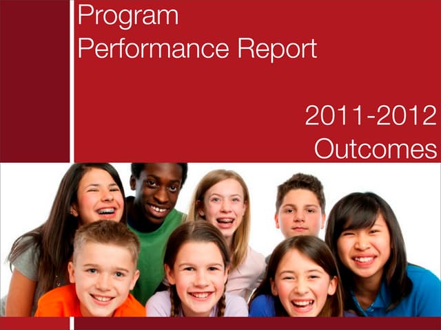 Lisa Sahulka - Program performance report 2011 2012 