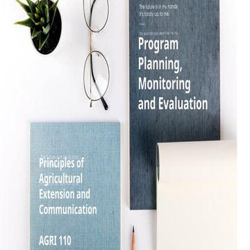 Program Planning Monitoring & Evaluation.UNIT 9.pptx