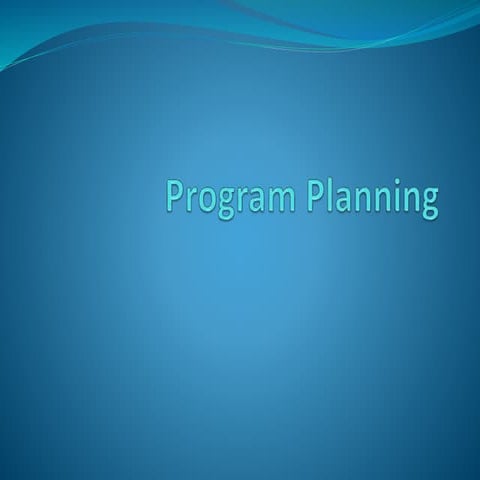 Program Planning Priciples of programme planning.pptx