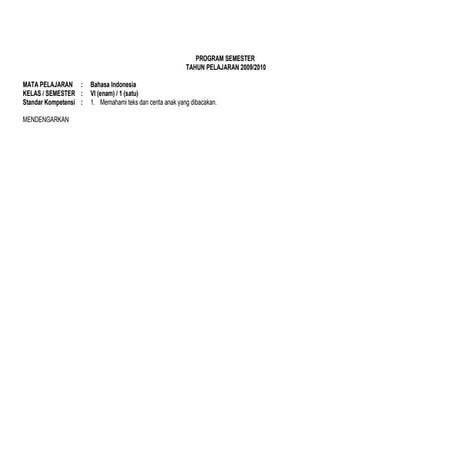 Program Semester BI 6.1.2