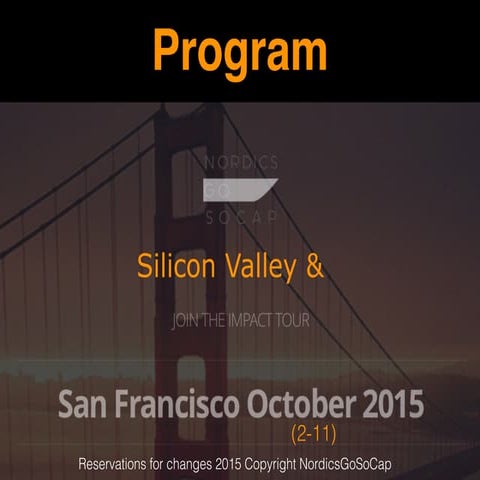 Program & sign up 2015 NordicsGoSoCap english