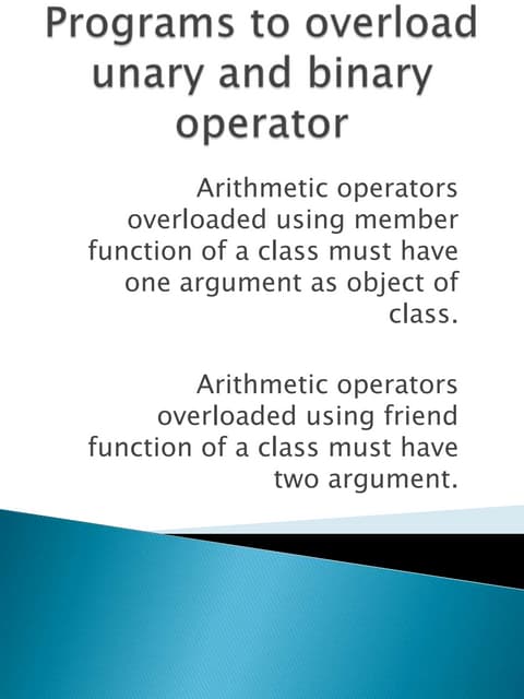 operator overloading in c++