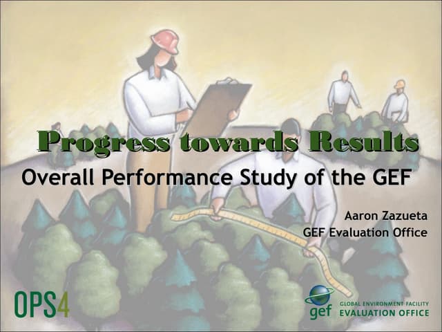 Progress towards Results: Overall Performance Study of the GEF (IWC5 Presentation)