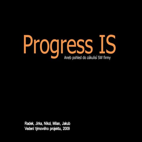 Progress Is