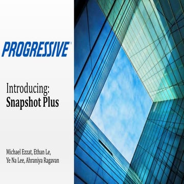 Quantify 2016 - Progressive