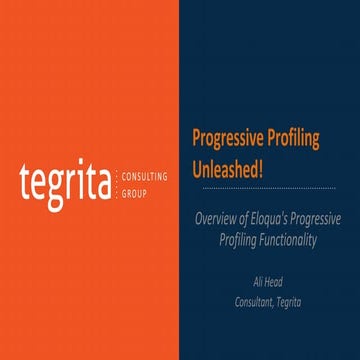 Progressive Profiling | PPT