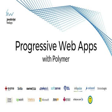 Martin Splitt "Progressive web apps with Polymer"