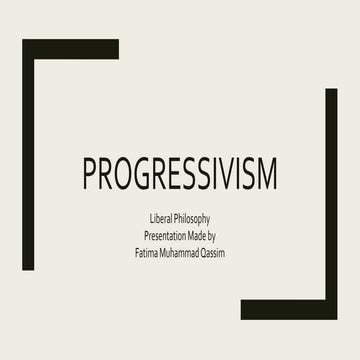 Progressivism