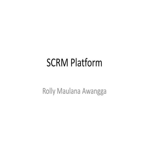 Social Relationship Management | PPTX