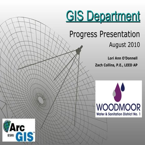GIS Progress Presentation