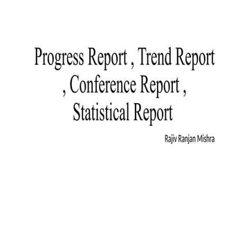 Steps in writing a statistical reports | PPTX