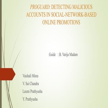 Proguard: detecting malicious accounts in social-network-based online promotions