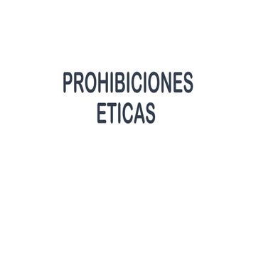 PROHIBICIONES ETICAS de la humanidad .pptx