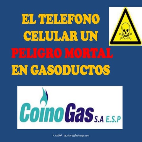 Prohibido el celular:norma de seguridad industrial