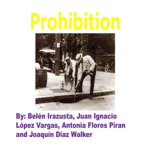 Prohibition in 1920's