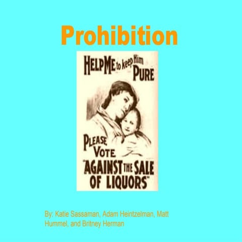 Prohibition