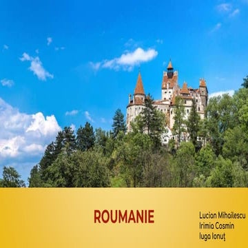 Proiect in franceza despre Romania
